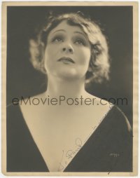 9s0430 IRENE RICH signed deluxe 11x14 still 1920s head & shoulders portrait of the star by Apeda!