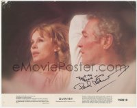 9s0436 QUINTET signed color 11x14 still #3 1979 by Paul Newman, who's close up with Bibi Andersson!