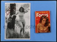 9s0329 ANITA EKBERG signed 7x10 REPRO photo in 11x15 matted display 1980s ready to frame & display!