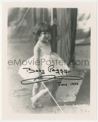 9s1195 BABY PEGGY signed 8x10 REPRO photo 1982 the legendary child actress in ballerina costume!