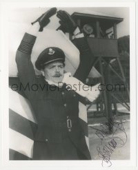 9s1196 BERNARD FOX signed 8x10 REPRO photo 1980s as Colonel Crittendon in TV's Hogan's Heroes!