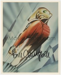 9s1373 BILLY CAMPBELL signed color 8x10 REPRO still 2000s great art used on The Rocketeer posters!