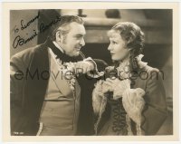 9s0928 BINNIE BARNES signed 8x10.25 still 1936 close up with Edward Arnold in Sutter's Gold!