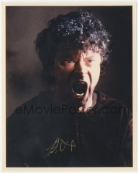 9s1375 BRAD DOURIF signed color 8x10 REPRO photo 2000s creepy close up looking angry in the shadows!