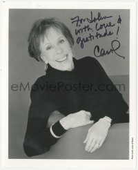 9s1214 CAROL BURNETT signed 8x10 REPRO photo AND signed 4x7 card 2006 portrait & on her note card!