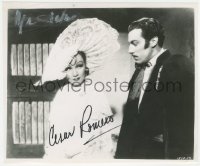 9s1236 DEVIL IS A WOMAN signed 8x10 REPRO still 1980s by BOTH Marlene Dietrich AND Cesar Romero!