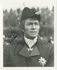 9s1225 CHRISTOPHER PLUMMER signed 8x10 REPRO photo 1980s great close portrait from Waterloo!