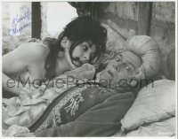 9s0944 CHRISTOPHER PLUMMER signed deluxe 7.25x9.25 still 1969 w/Georgia Brown in Lock Up Your Daughters