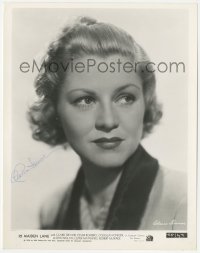 9s0945 CLAIRE TREVOR signed 8x10.25 still 1936 great head & shoulders portrait from 15 Maiden Lane!