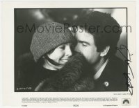 9s0959 DIANE KEATON signed 8x10.25 still 1981 romantic close up with Warren Beatty from Reds!