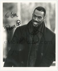 9s1242 EDDIE MURPHY signed 8x10 REPRO 1990s great smiling portrait of the African American comedian!
