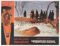 9s1390 HAZEL COURT signed color 8.5x11 REPRO photo 1990s lobby card image from The Premature Burial!