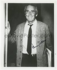 9s1263 HENRY FONDA signed 8x10 REPRO photo 1980s great smiling close up later in his career!