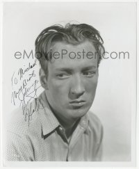 9s1017 HUNTZ HALL signed 8x10 still 1940s great close portrait of the Bowery Boys star!