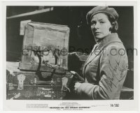 9s1020 INGRID BERGMAN signed 8x10 still 1974 great close up from Murder on the Orient Express!