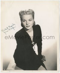 9s1033 JANE FRAZEE signed 8.25x10 still 1944 posed portrait as she appears in She's a Sweetheart!