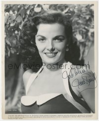 9s1034 JANE RUSSELL signed 8.25x10 still 1952 RKO studio portrait of the sexy leading lady!