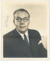 9s1038 JED PROUTY signed deluxe 8x10 still 1930s head & shoulders portrait wearing suit & tie!