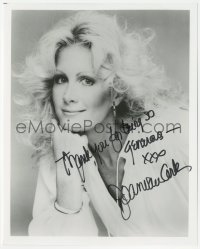 9s1280 JOAN VAN ARK signed 8x10 REPRO photo 1980s smiling portrait resting her chin on her hand!