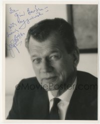 9s1290 JOSEPH COTTEN signed 8x10 REPRO photo 1980s head & shoulders portrait later in his career!
