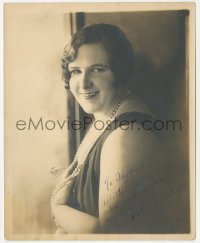9s1060 KATE SMITH signed deluxe 8x10 still 1927 early portrait of the Songbird of the South!