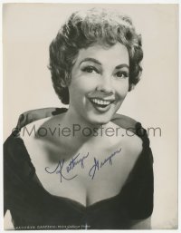 9s1061 KATHRYN GRAYSON signed 7.25x9.5 still 1950s MGM studio portrait of the pretty actress!