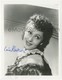 9s1308 LUISE RAINER signed 8x10 REPRO photo 1980s wonderful smiling portrait from The Toy Wife!