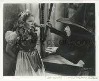 9s1314 MARGARET HAMILTON signed 8x10 REPRO photo 1980s Wicked Witch of the West in The Wizard of Oz!