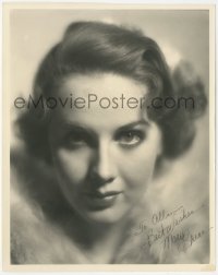 9s1089 MARY BRIAN signed 8x10.25 still 1933 Columbia studio portrait by Carl DeVoy when she made Fog!