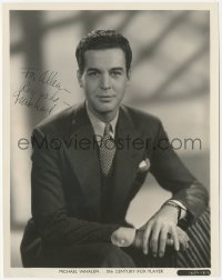 9s1098 MICHAEL WHALEN signed 8x10.25 still 1930s 20th Century-Fox studio portrait by Gene Kornman!