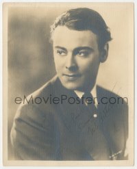 9s1108 NILS ASTHER signed deluxe 8x10 still 1920s great portrait in suit & tie by Irving Chidnoff!