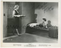 9s1113 PATTI PAGE signed 8x10 still 1961 she's bringing a tray of food to young David Kory in Dondi!