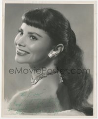 9s1114 PATTI WAGGIN signed 8x10 still 1950s head & shoulders portrait of the burlesque dancer!