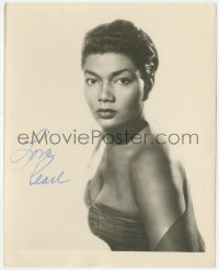 9s1118 PEARL BAILEY signed deluxe 8x10 still 1950s the pretty African-American actress/singer!