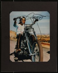 9s0335 PETER FONDA signed color 8x10 REPRO photo in 11x14 display 2000s ready to frame & display!