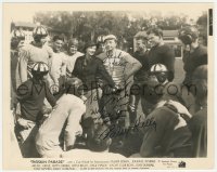 9s1126 PIGSKIN PARADE signed 8x10 still 1936 by BOTH Jack Haley AND Patsy Kelly, football!