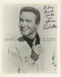 9s1341 RED BUTTONS signed 8x10 REPRO still 1970s great smiling portrait pointing his finger!