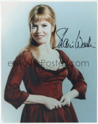 9s1422 SHANI WALLIS signed color 8x10 REPRO photo 1980s smiling c/u in costume as Nancy from Oliver!