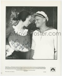 9s1153 SHELLEY DUVALL signed 8x10 still 1980 great c/u as Olive Oyl with Robin Williams in Popeye!