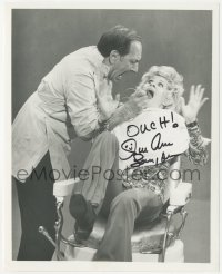 9s1157 SUE ANE LANGDON signed TV 8.25x10.25 still 1972 w/ Jack Klugman in Imagination: Set To Music!