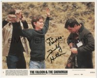 9s1161 TIMOTHY HUTTON signed 8x10 mini LC #2 1985 in a scene from The Falcon and the Snowman!