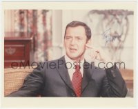9s1427 TONY RANDALL signed color 8x10 REPRO photo 1980s great close up looking conufsed!