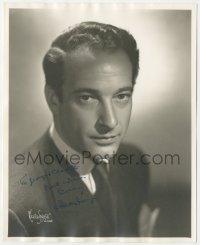 9s1173 VICTOR BORGE signed deluxe 8x10 still 1930s head & shoulders portrait by Maurice Seymour!