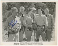 9s1176 WILLIAM BENEDICT signed 8x10 still R1952 with Kay Aldridge & others in Nyoka and the Tigermen!