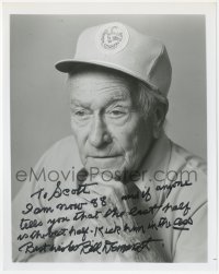 9s1366 WILLIAM DEMAREST signed 8x10 REPRO photo 1980 great portrait with hilarious inscription!