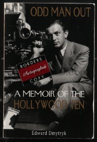 9s0477 EDWARD DMYTRYK signed softcover book 1996 Odd Man Out: A Memoir of the Hollywood Ten!