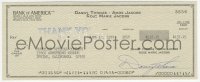 9s0722 DANNY THOMAS signed canceled check 1974 he paid $137.15 to the Superior Optical Company!