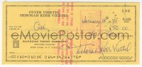 9s0724 DEBORAH KERR signed canceled check 1975 she was withdrawing $50.00 for cash!