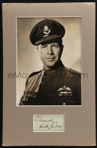 9s0416 DICK POWELL signed 2x4 album page in 10x16 display 1940s ready to frame & hang on your wall!