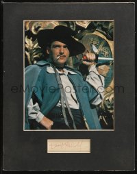 9s0418 DOUGLAS FAIRBANKS JR signed 1x4 album page in 11x14 display 1940s ready to frame on your wall!